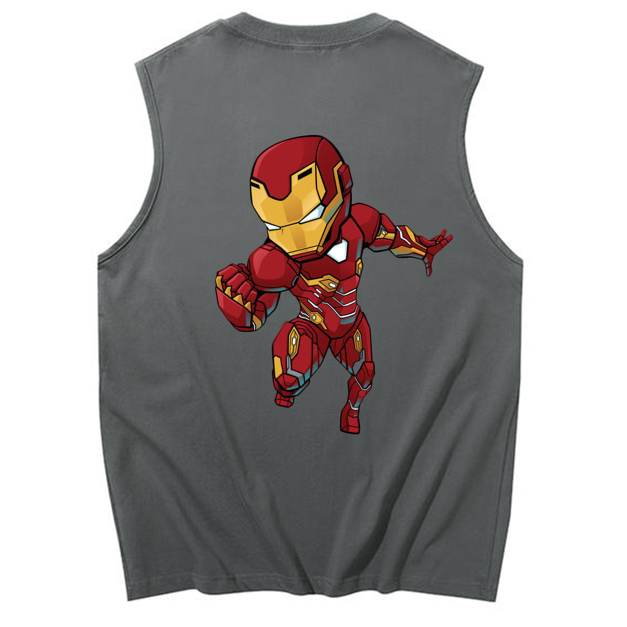 （画像用） アベンジャーズ The Avengers コットン100％タンクトップ（背面プリント）